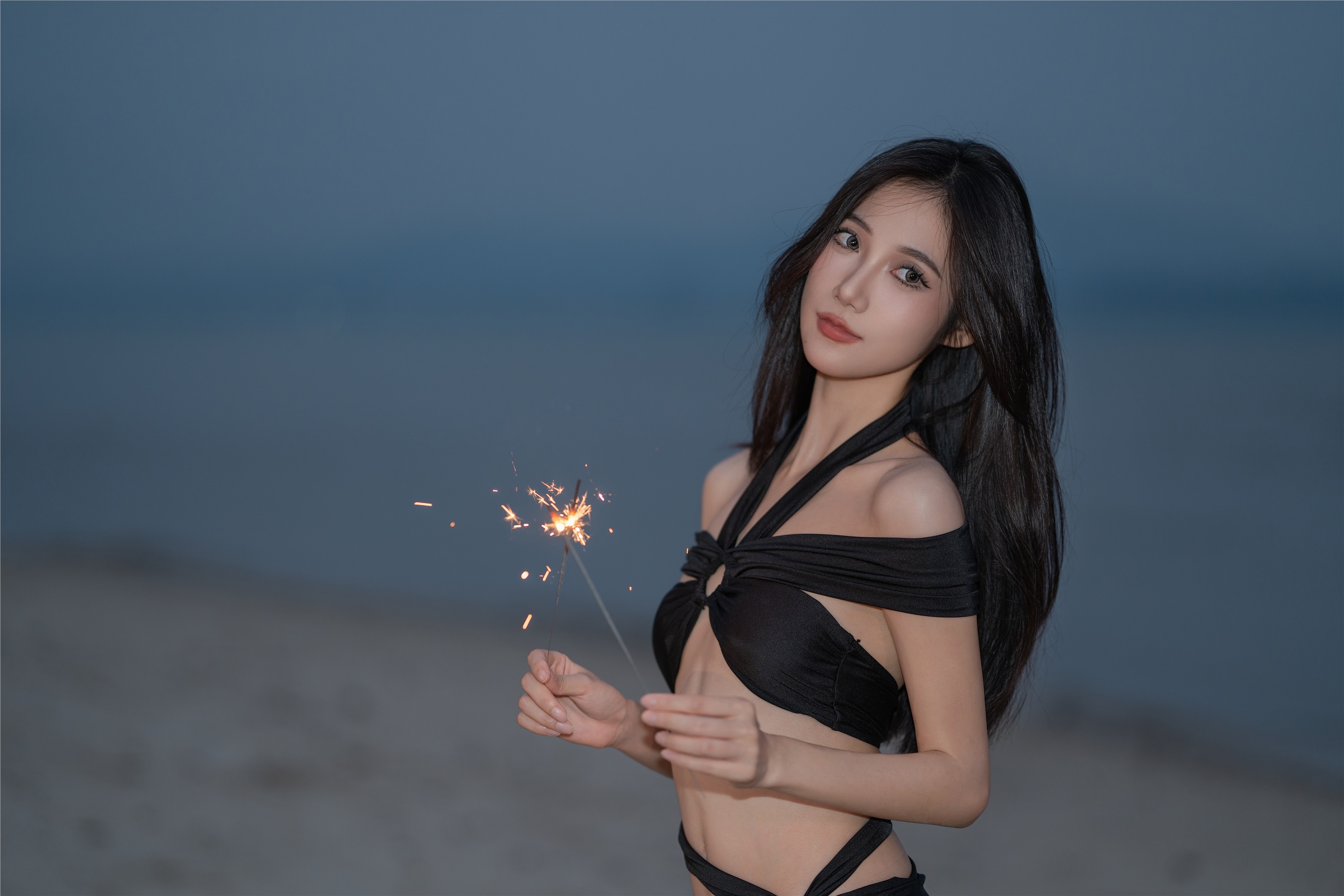 YITUYU艺图语 2025.01.06 夜幕下的海边少女 o1ne万